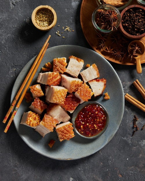 Air-fryer Chinese 5-Spice Pork Belly