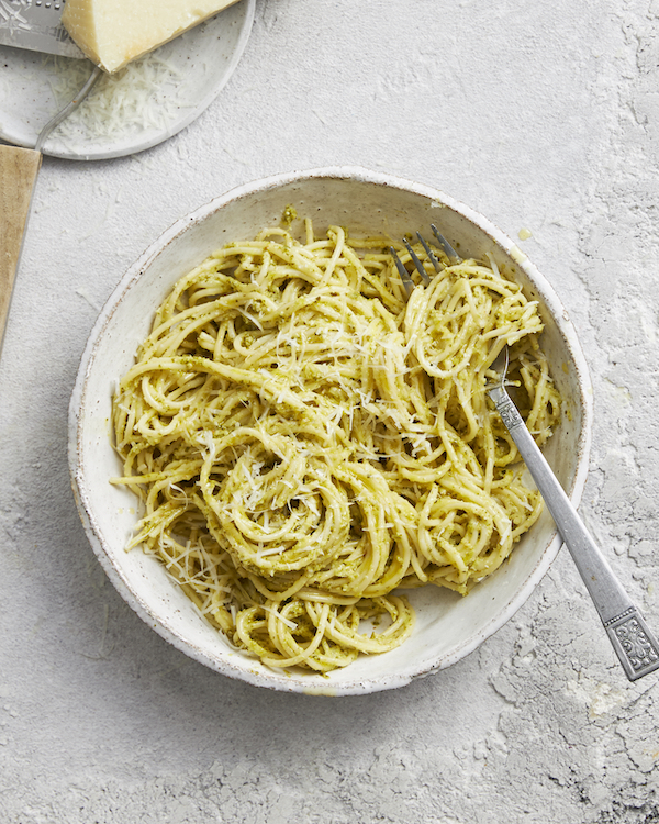 Chinese Broccoli Pesto Pasta