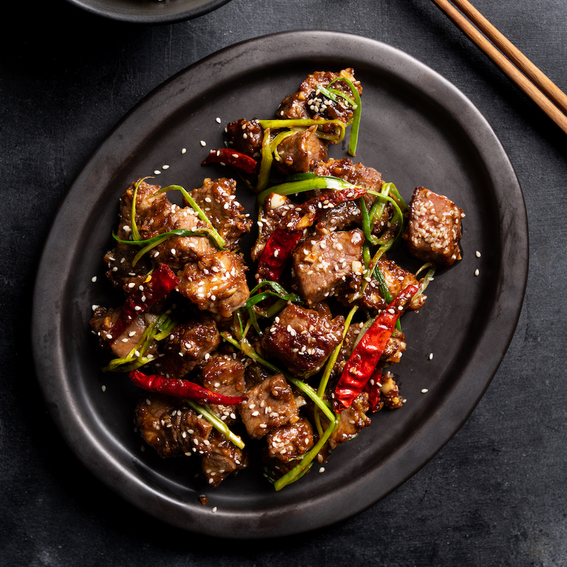 Chinese Lamb, Cumin & Leek Stir-fry