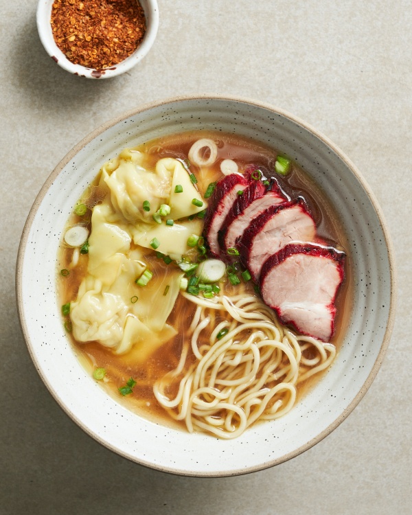 Classic Thai Wonton Chicken Noodle Soup