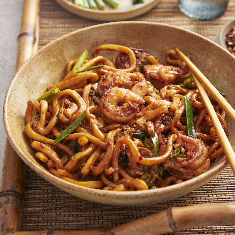 Garlic Shrimp Hokkien Noodles