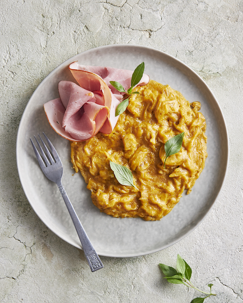 Green Curry Eggs and Ham