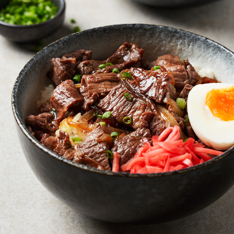 Gyudon (Japanese Beef Rice Bowl)