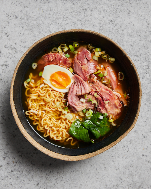 Ham-broth Ramen Noodle Soup