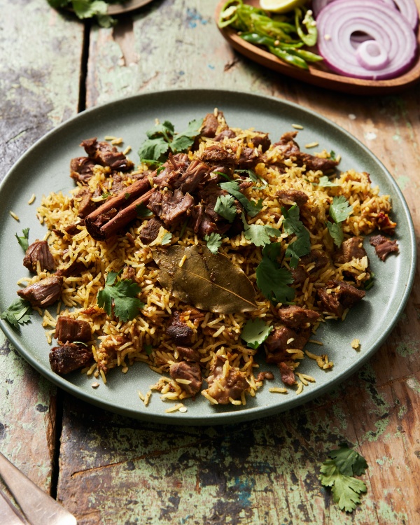 Rice Cooker Lamb Biryani