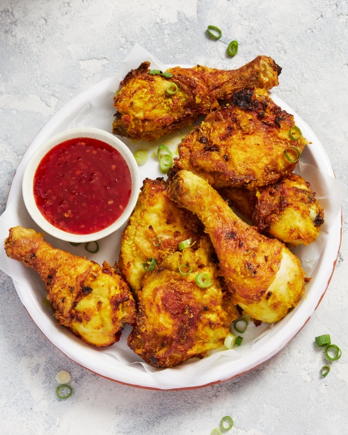 Crispy Air-Fryer Lemongrass Chicken