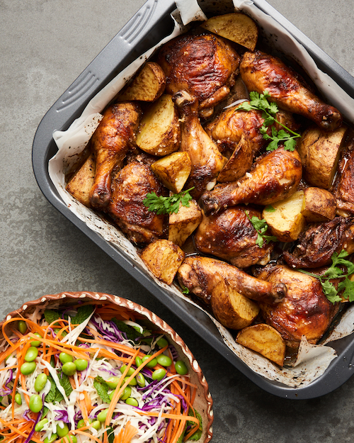 Thai Massaman Roast Chicken Traybake