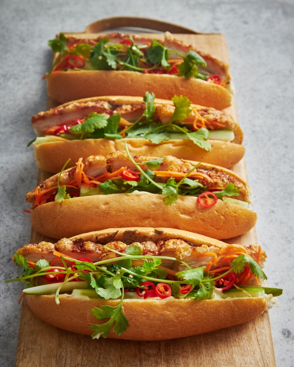 Crispy Pork Belly Banh Mi