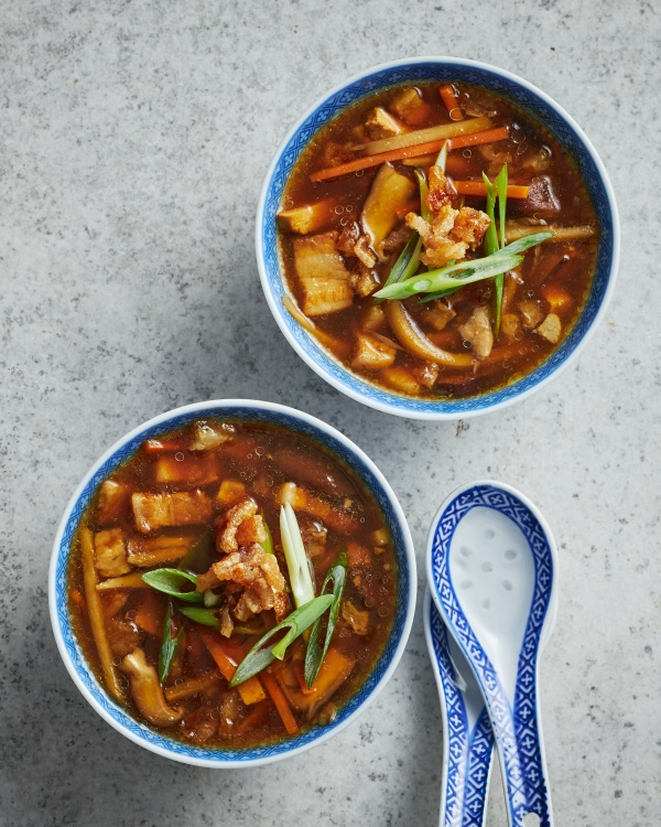 Crispy Pork Hot & Sour Soup