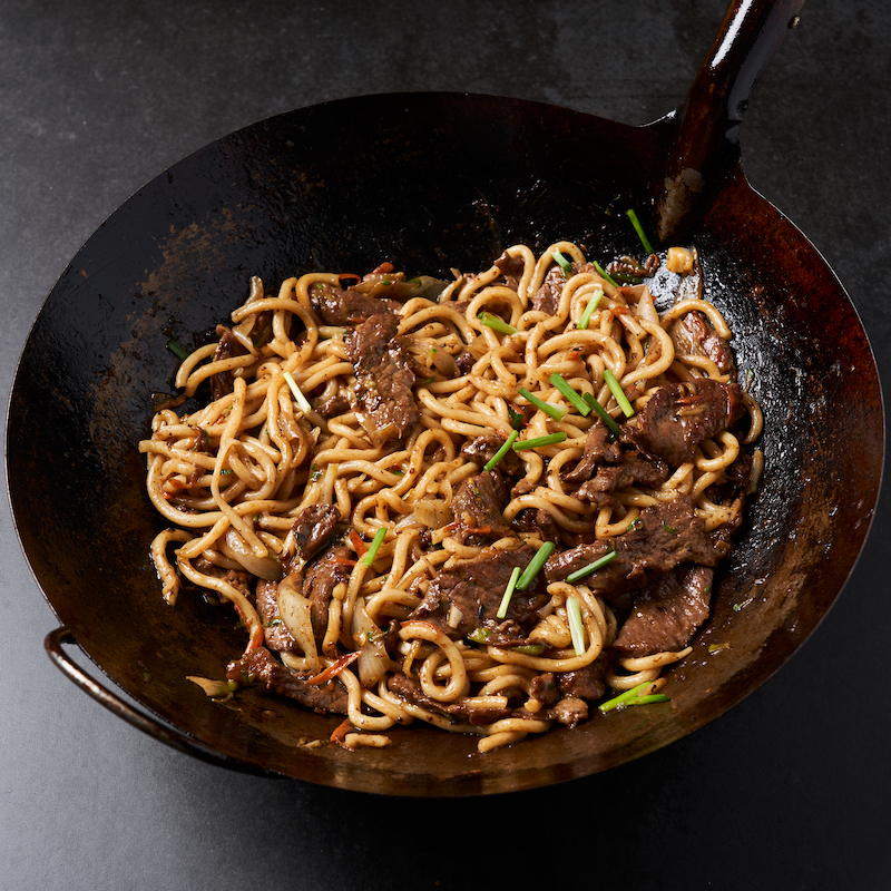 Mongolian Beef Udon Noodles