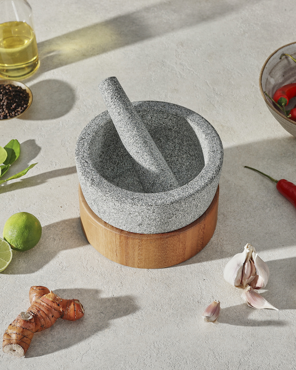 Mortar and Pestle Essential Kitchen Kit