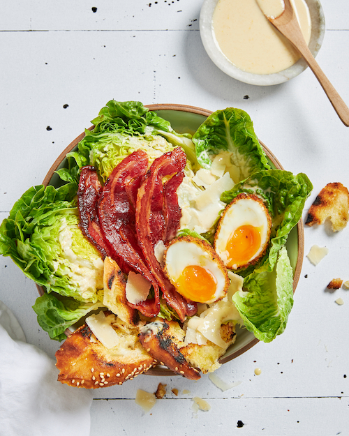 Not-So-Healthy Caesar Salad