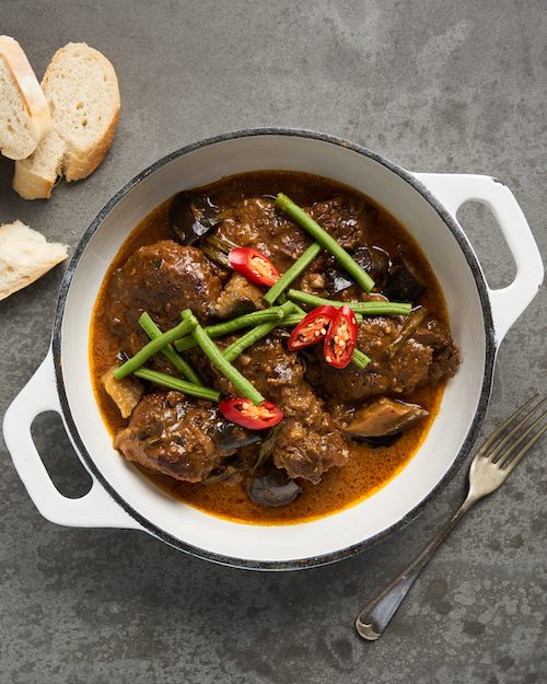 Slow-cooker Filipino Beef & Peanut Stew (Kare Kare)