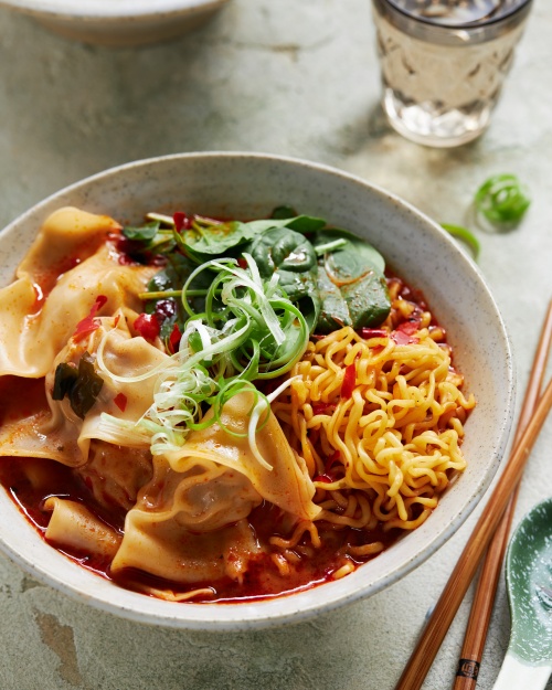 Spicy Wonton Noodle Soup