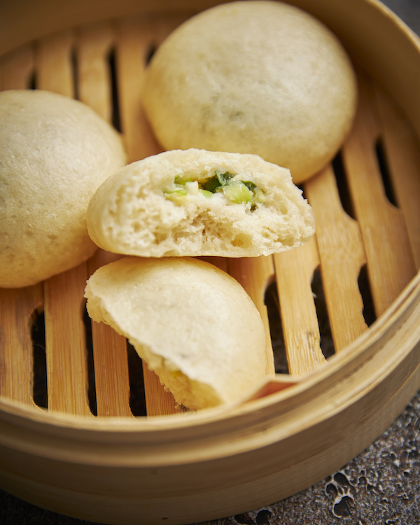 Spring Onion Steamed Buns