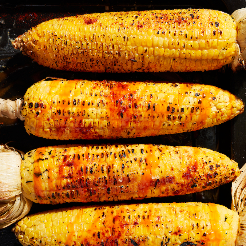 Sriracha & Miso Charred Corn on the Cob