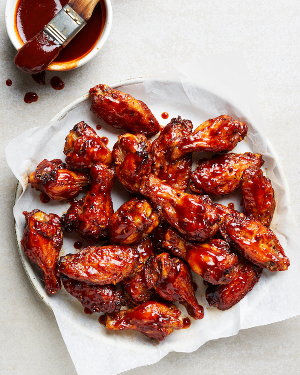 Sticky Air Fryer-style Wings