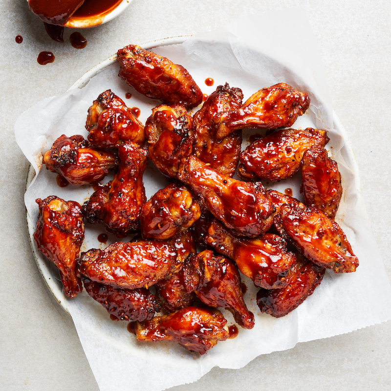 Sticky Air Fryer-style Wings