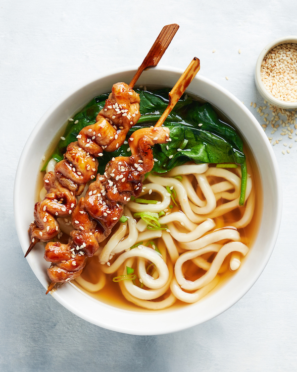 Teriyaki Chicken Udon Noodle Soup