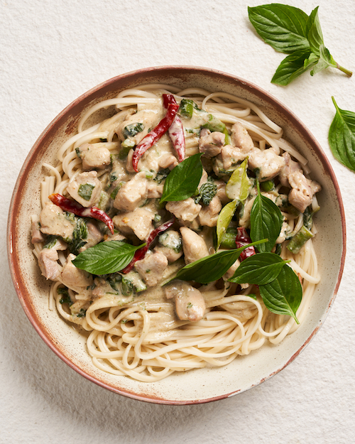 Thai Green Curry Chicken Noodles