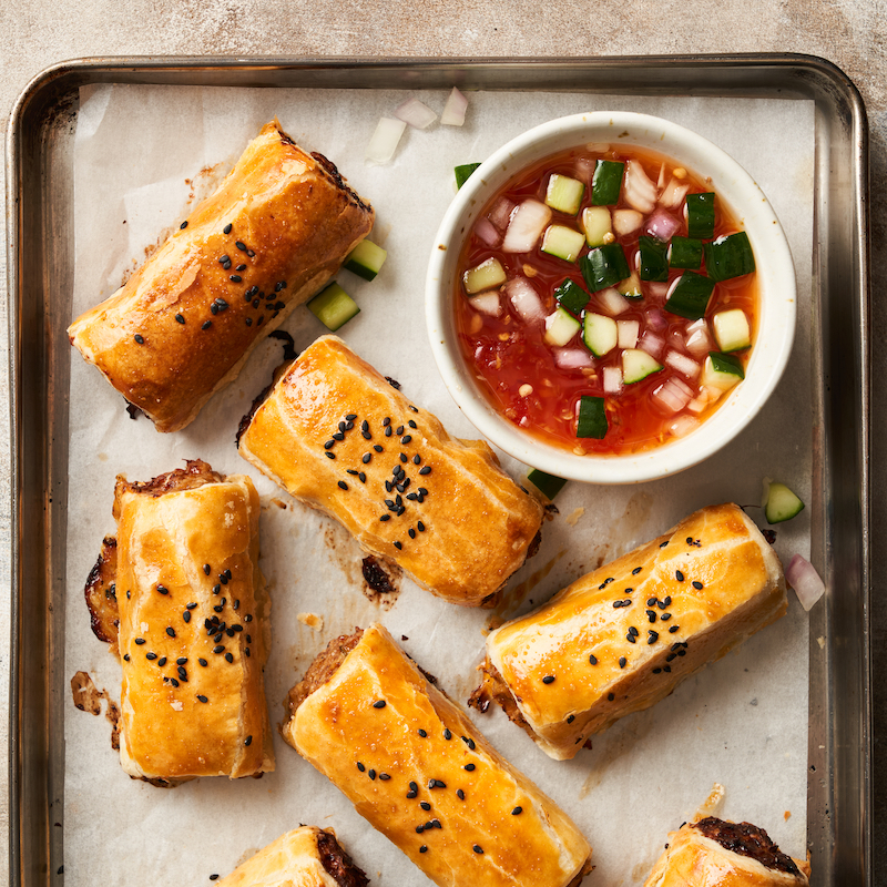 Thai Massaman Sausage Rolls