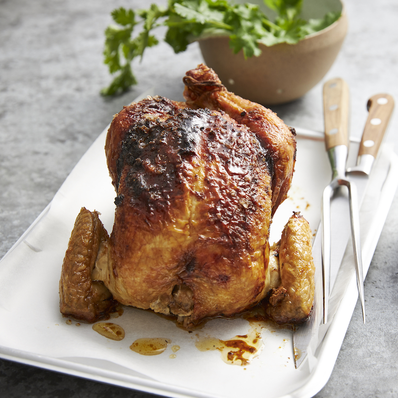 Thai-spiced Butter Roast Chicken