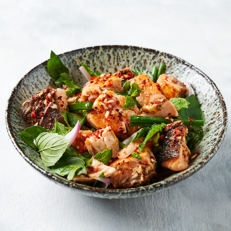 Thai-style Salmon & Herb Salad