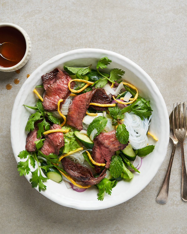 Vietnamese Beef and Crunchy Noodle Salad