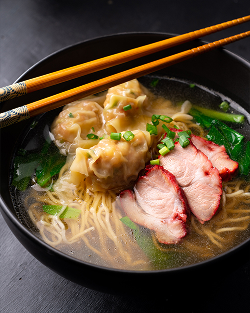 Wonton & BBQ Pork Noodle Soup