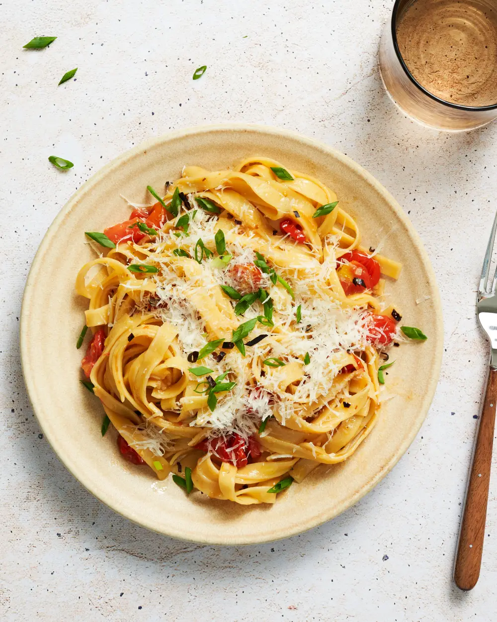 Tomato Garlic Butter Pasta