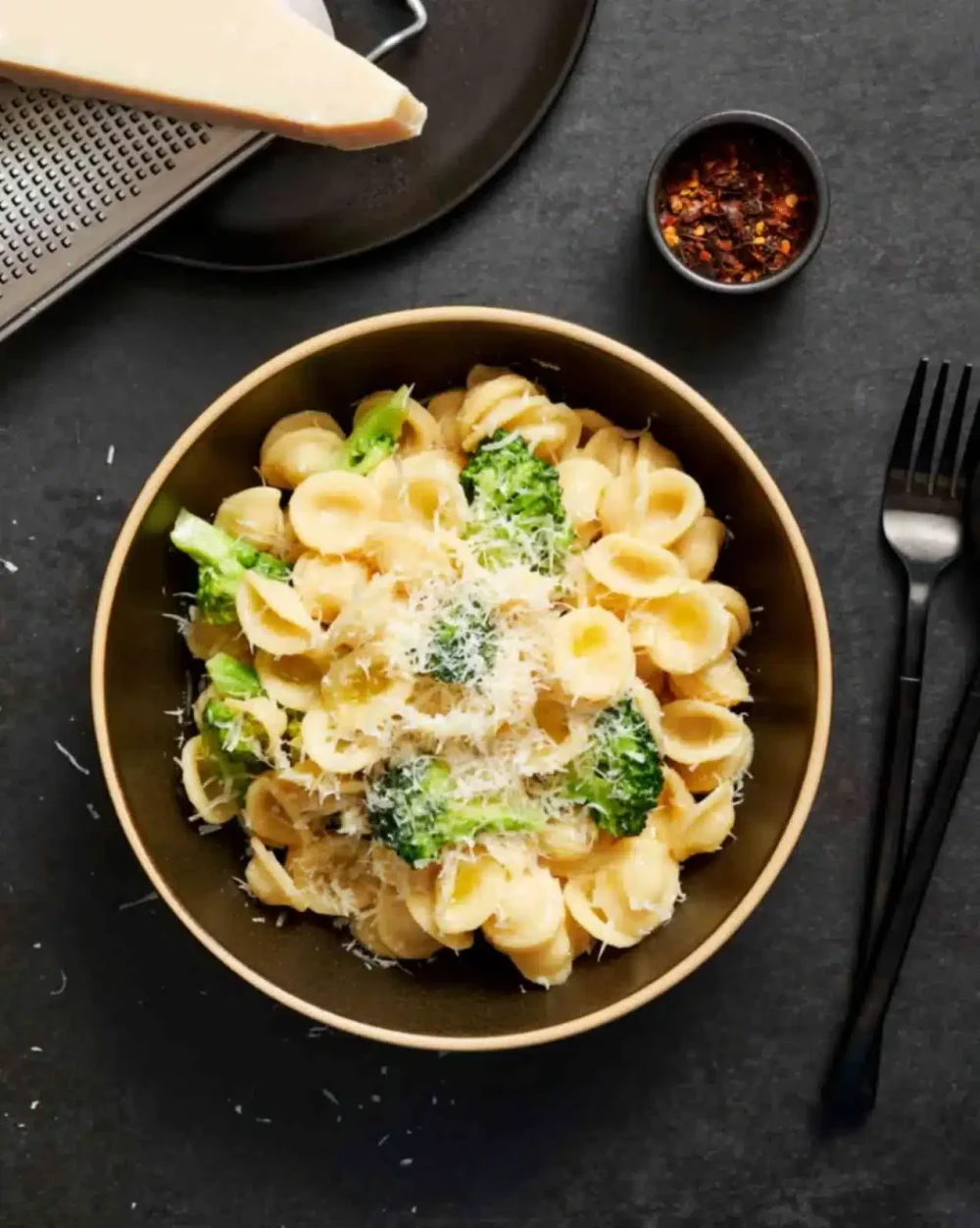 5-ingredient Miso Broccoli Orecchiette