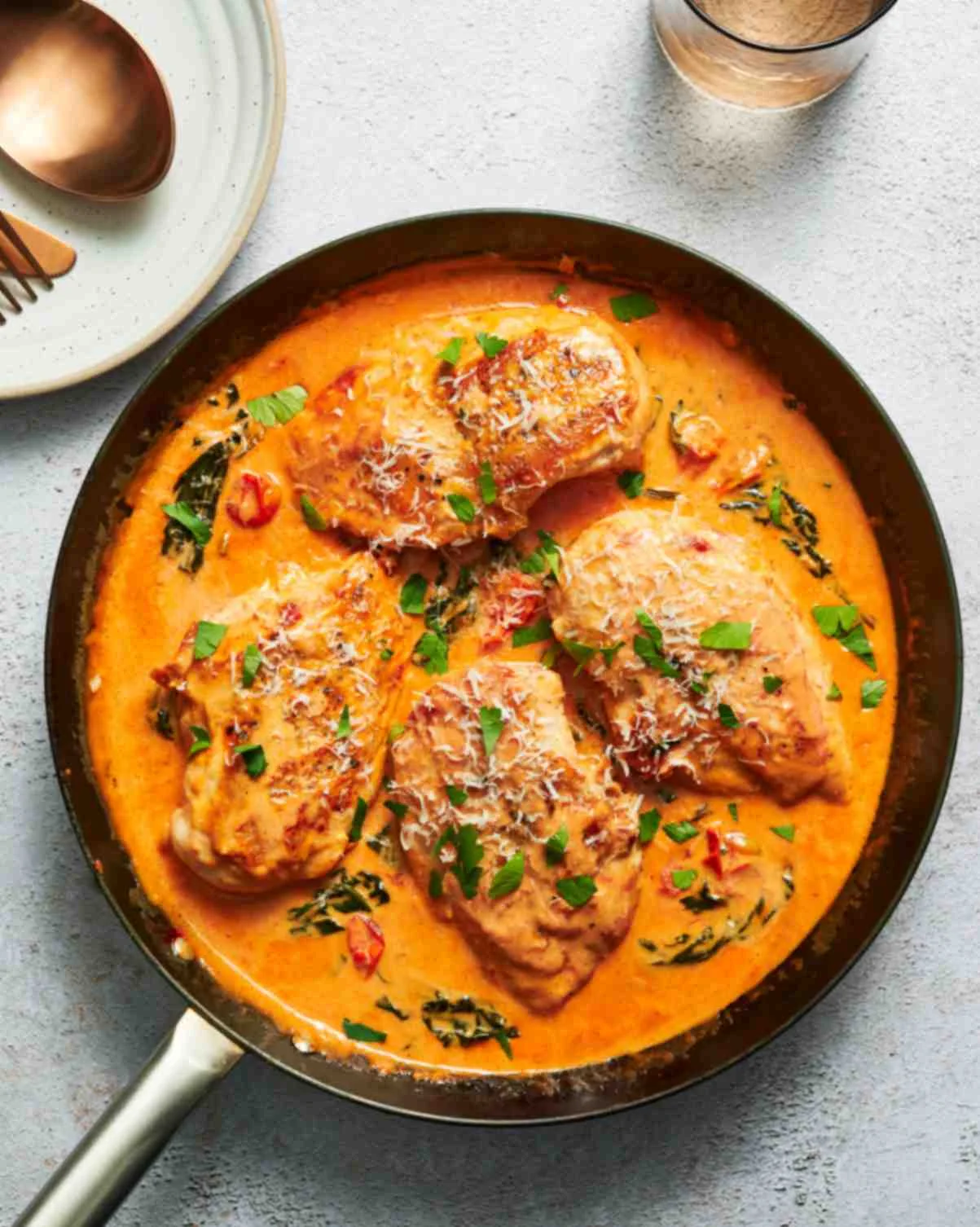 Creamy Tomato Miso Chicken