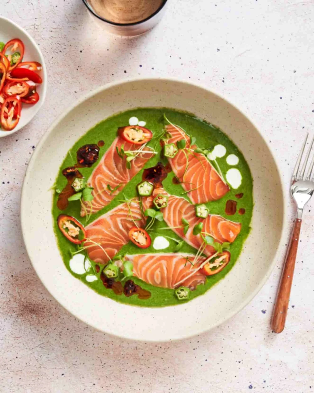 Thai-style Salmon Crudo