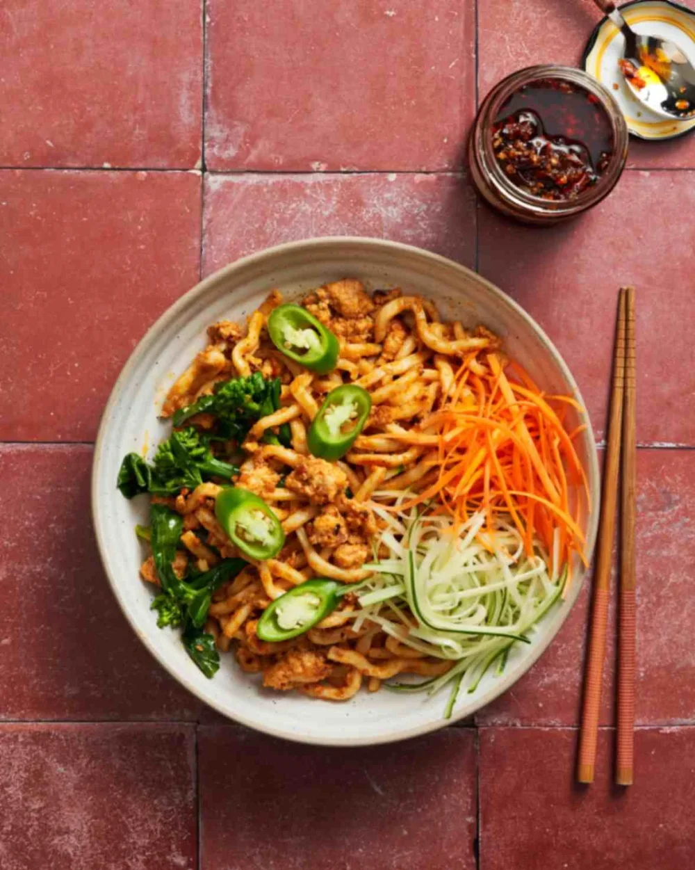 One-Pan Coconut Chicken and Peanut Noodles