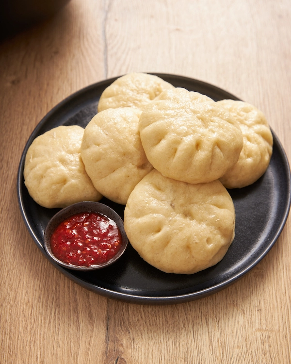 Rice Cooker BBQ Pork Steamed Buns