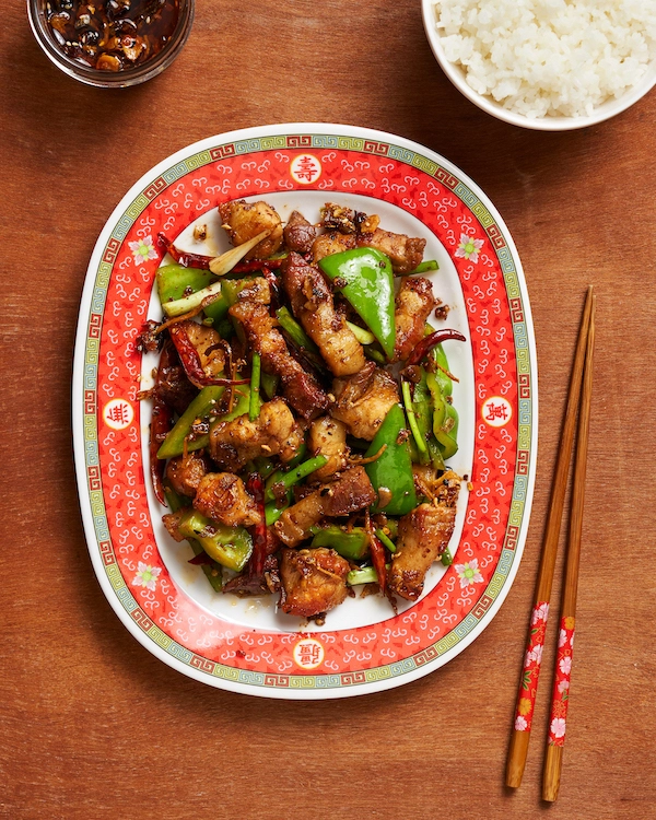 Sichuan Chilli Pork Belly Stir-Fry