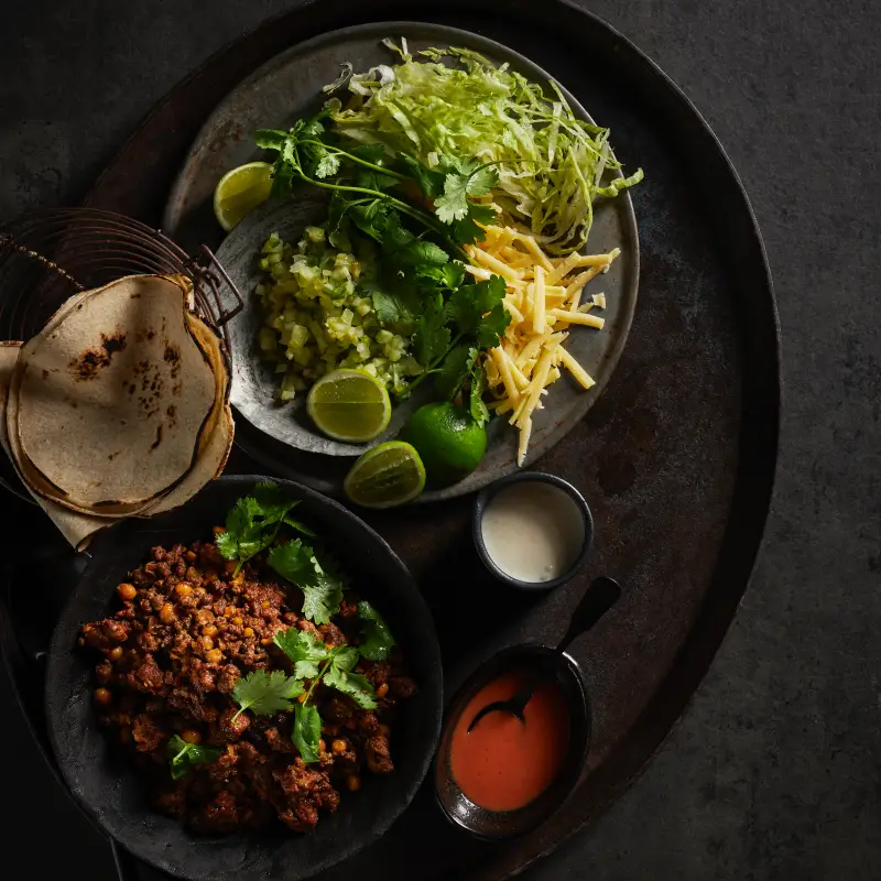 Beef and Chorizo Tacos